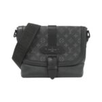 Louis Vuitton Monogram Eclipse Saumur Messenger Shoulder Bag M45911