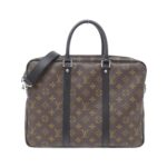Louis Vuitton Monogram Macassar Porte-Documents Voyage PM M52005 Bag