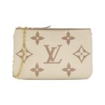 Louis Vuitton Bicolor Monogram Empreinte Pochette Double Zip 2020AW M80084 Shoulder Bag