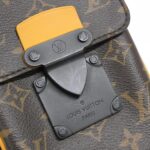 Louis Vuitton Monogram Macassar S-Lock Vertical Wearable Wallet M82535 Shoulder Bag - Image 5