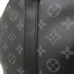 Louis Vuitton Monogram Eclipse Key Pouch Bandoulière 55cm M40605 Boston Bag - Image 6