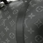 Louis Vuitton Monogram Eclipse Key Pouch Bandoulière 55cm M40605 Boston Bag - Image 7