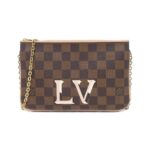 Louis Vuitton Damier Pochette Double Zip N60254 Shoulder Bag
