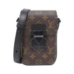 Louis Vuitton Monogram Makassar S-Lock Vertical Wearable Wallet M81522 Shoulder Bag