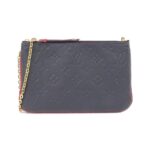 Louis Vuitton Monogram Empreinte Pochette Double Zip M63916 Shoulder Bag