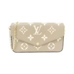 Louis Vuitton Bicolor Monogram Empreinte Pochette Felicie M82610 Shoulder Bag