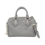 Louis Vuitton Monogram Empreinte (LV SKI) Speedy Bandouliere 20cm M12013 Boston Bag
