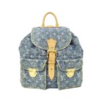 Louis Vuitton Monogram Denim Sac Ado GM M95056 Backpack