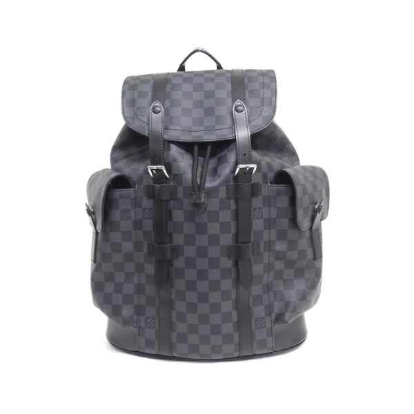 Louis_Vuitton_Damier_Graphite_Christopher_MM_N41379_Backpack_1