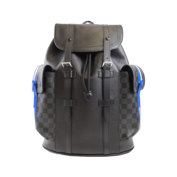 Louis_Vuitton_Epi_Damier_Graphite_Christopher_PM_M56600_Backpack_1