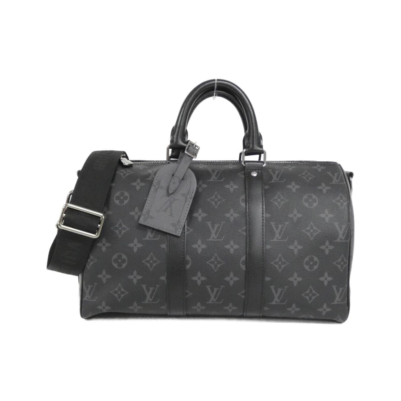 Louis_Vuitton_Monogram_Eclipse_Keepall_Bandoulière_35cm_M46655_Boston_Bag_1