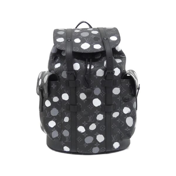 Louis_Vuitton_Monogram_Eclipse_LV_X_YK_Christopher_MM_M46403_Backpack_1