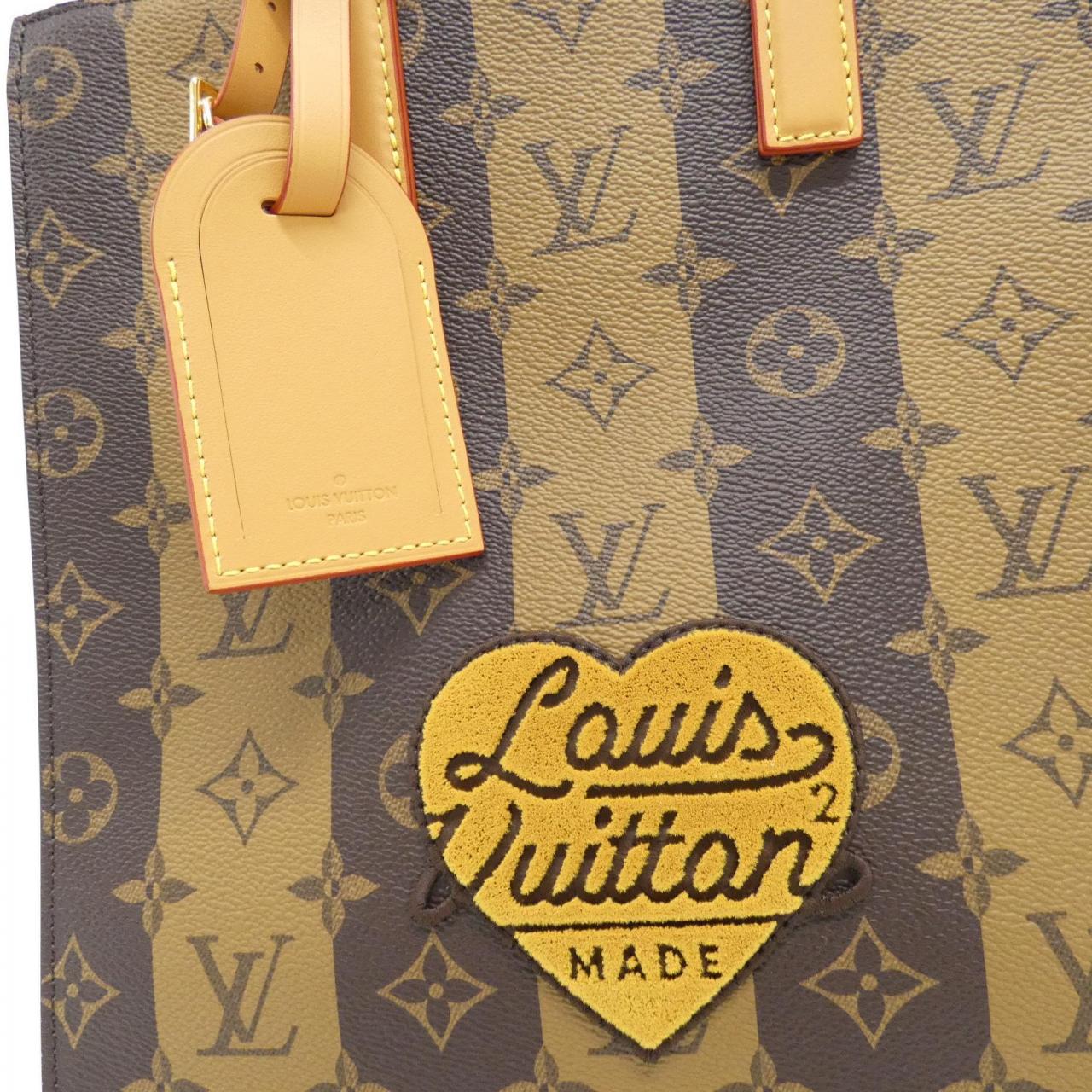 Louis_Vuitton_Monogram_Stripe_LV_Squared_Sac_Plat_Messenger_M45969_Bag_4