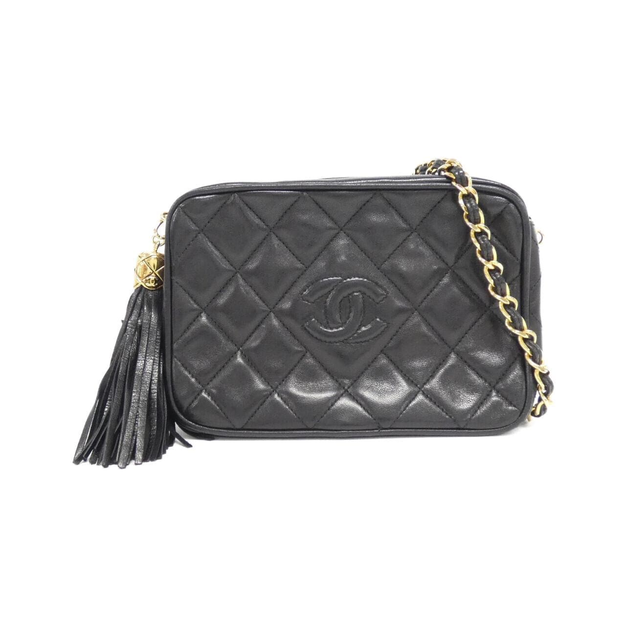 [Vintage]_Chanel_Diamond_CC_Line_Shoulder_Bag_1