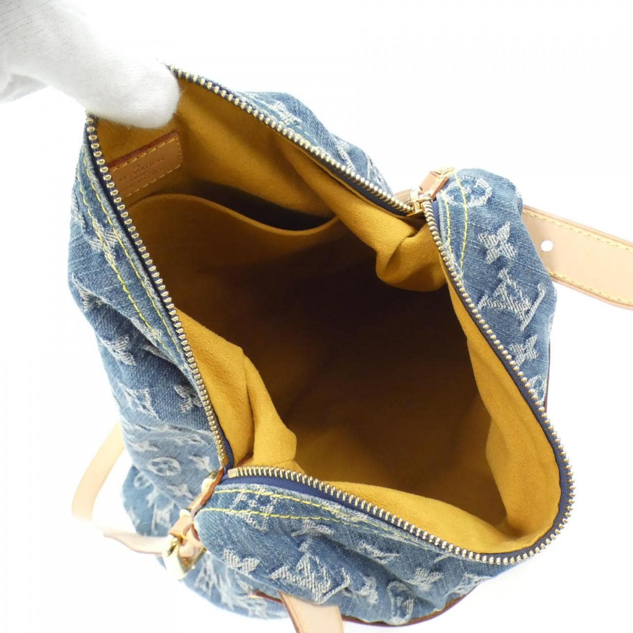 [Vintage]_Louis_Vuitton_Monogram_Denim_Baggy_GM_M95048+J54316_Shoulder_Bag_8