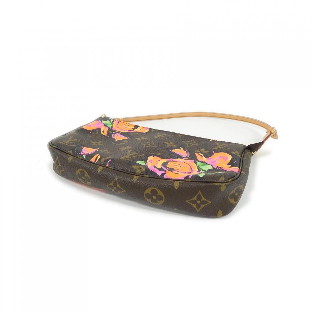 [Vintage]_Louis_Vuitton_Monogram_Rose_Stephen_Sprouse_Pochette_Accessoires_M48615_Accessory_Pouch_3