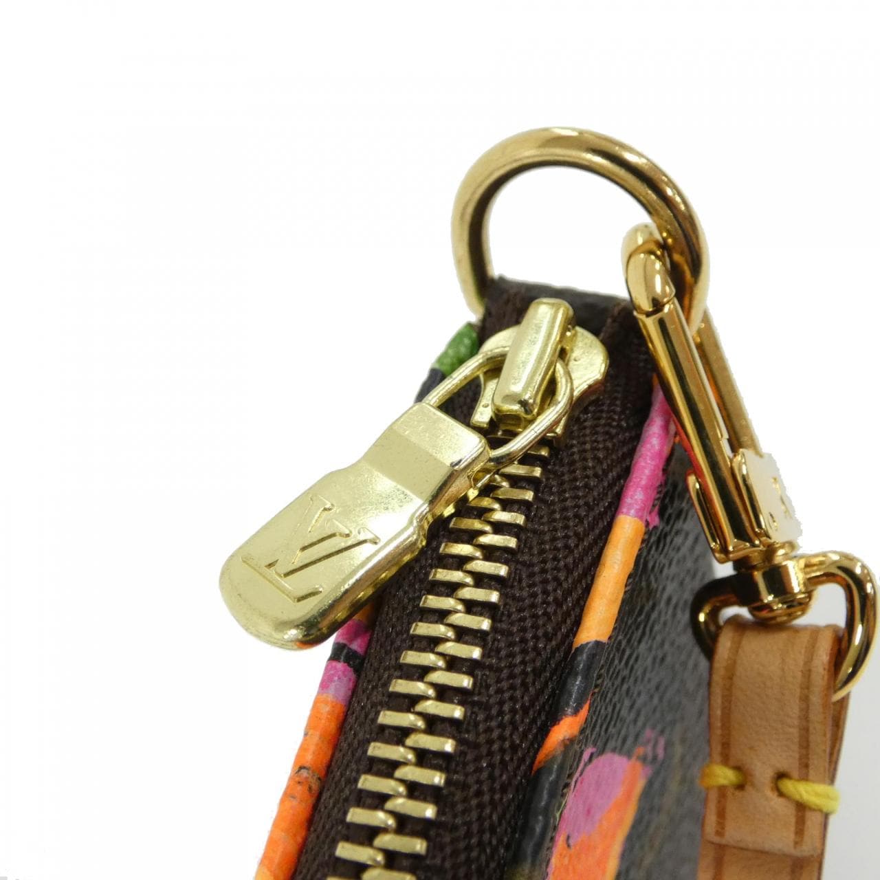 [Vintage]_Louis_Vuitton_Monogram_Rose_Stephen_Sprouse_Pochette_Accessoires_M48615_Accessory_Pouch_4