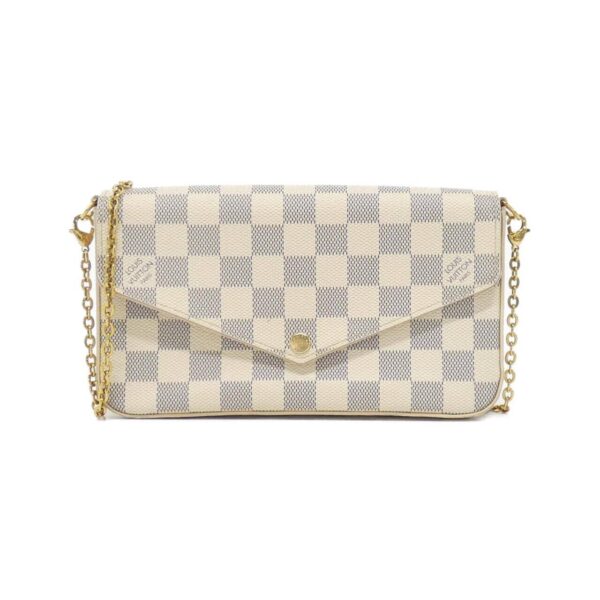 Louis_Vuitton_Damier_Azur_Pochette_Félicie_N63106_肩背袋_0