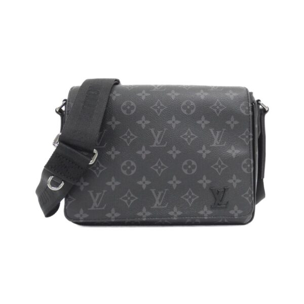 Louis_Vuitton_Monogram_Eclipse_District_PM_M46255_肩背袋_0