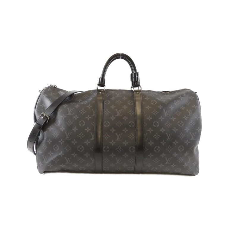Louis_Vuitton_Monogram_Eclipse_Keepall_Bandouliere_55cm_M40605_Boston_Bag_0