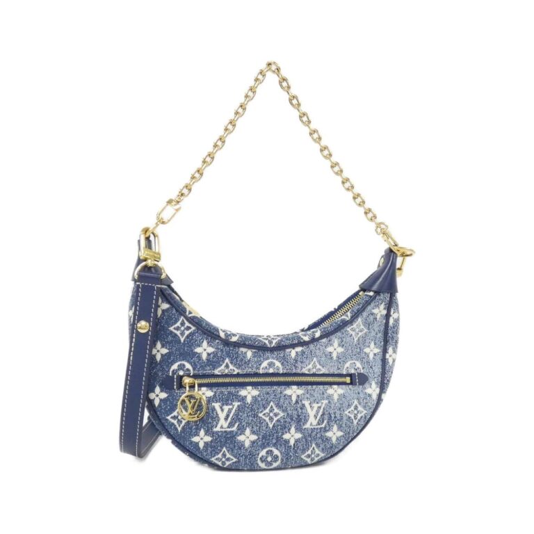 Louis_Vuitton_Monogram_Jacquard_Denim_Loop_M81166_Shoulder_Bag_0