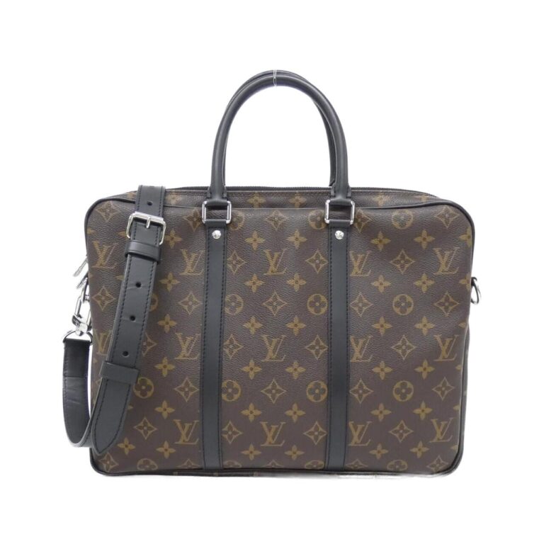 Louis_Vuitton_Monogram_Macassar_Porte_Documents_Voyage_PM_M52005_Bag_0